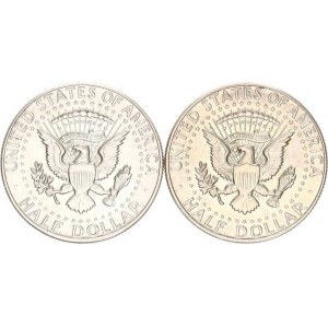 U.S.A., 1/2 Dollar 1965, 1967 - Kennedy Ag 2 ks
