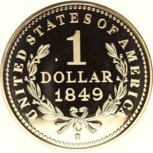 U.S.A., 1 Dollar 1849 Liberty Replika 2007 vydání fy GÖDE