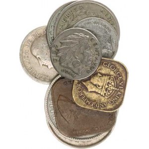 Konvolut, 9 kusů různýh mincí (Salvador, Costa Rica, Kolumbie, Venezuela..)