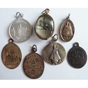 Náboženské medaile, Svatá Hora u Příbrami- Poutní medailky z 19. a poč. 20. století