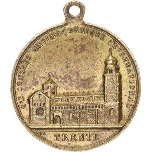 Náboženské medaile, Itálie - Trento, katedrála sv. Vigilia - Mezinárodní protizednářs
