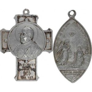 Náboženské medaile, Rakousko - Mariánská kongregace panen. A: Výjev zvěstování, opis