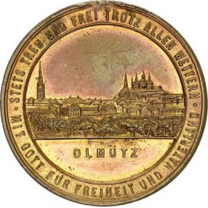 Olomouc, 25. výr. založení mužského pěveckého spolku 1886, 9ti řádk. němec