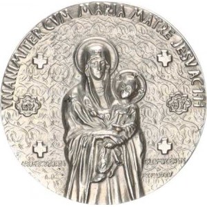 Olomouc, 1100.výročí smrti sv. Metoděje 1985, sv. Cyril a Metoděj podle ob