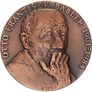 Olomouc, Otto František Babler 1901-1984, prtrét mírně zprava / La Divina
