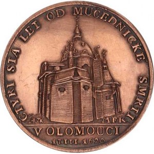 Olomouc, S. Joannes Sarkandr - Patronus Moraviae, polopostava světce s muč