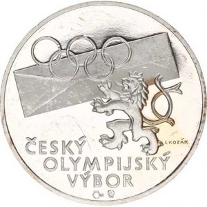 Kozák Ladislav (1934-), Salt Lake 2002, znak a olymp. kruhy / Český olympijský výbor, Čes
