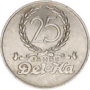 Rakousko, 25 Jahre Del-Ka, datace ve věnci a 2-řádk. nápis / Ve věnci náp