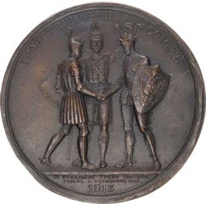 Rusko, Medaile 1813 podle modelu hraběte Tolstého - Trojdohoda, voják s