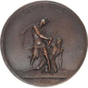 Rusko, Medaile 1813 podle modelu hraběte Tolstého - Bitva u Kulm (Chlum