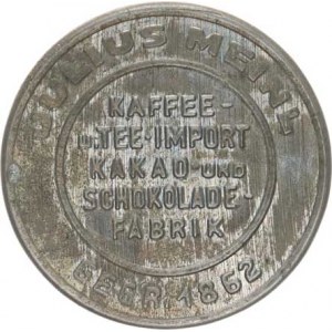 Rakousko - nouzovky, Vídeň - Julius Meinl, 500 Kronen b.l., oranžová známka, nápisy pr