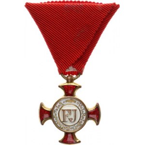František Josef I., Zlatý Záslužný kříž bez koruny (1860-1914) na mírové stuze