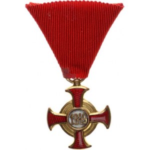 František Josef I., Zlatý Záslužný kříž bez koruny (1860-1914) na mírové stuze