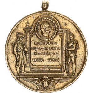 František Josef I., Medaile K.u.K. 1. R. HOCH-UND DEUTSCHMEISTER No. 4