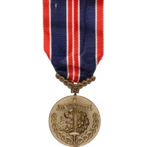 Československo, Medaile Za chrabrosť - slovenský nápis, (vydání Londýn 1940-41)