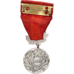 Československo, Medaile Za zásluhy o obranu vlasti II. vydání Ag punc v plo