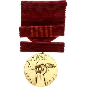 Československo, Pam.medaile 50. výročí založení KSČ VM IV/56; Nov. 172