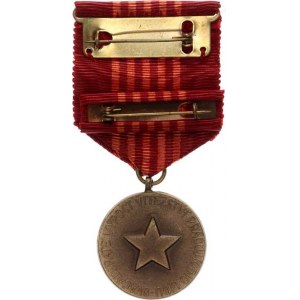 Československo, Pamětní medaile 25. výročí Vítězného února VM IV/57 Nov. 173