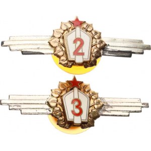 Československo - vojenské odznaky, Odznak třídní specialista 2, 3 tombak Krubl 21/2 2 ks