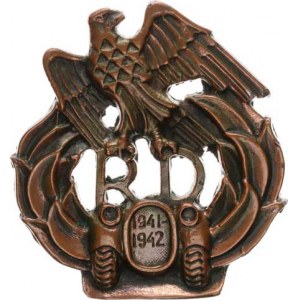 Slovenská republika (1939-1945), Odznak Rýchlej divizie R D 1941-1942 KOPIE galvano
