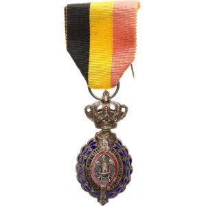 Belgie, Medaile HABILETÉ MORALITÉ, s korunkou II. stupeň stříbrná