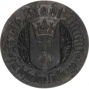 Gdaňsk, Medaile Za zvláštní kulturní úspěchy / nahoře znak NSDAP, vespo