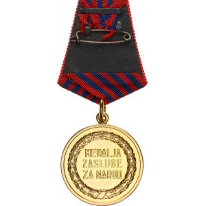 Juoslávie, Medaile Za Zásluhy o národ, 1939-1945 zlatá
