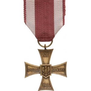 Polsko, Válečný kříž NA POLU CHWALY 1944 - polské vydání bronz