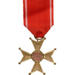 Polsko, Řád POLONIA RESTITUTA 1944 V. třída - rytíř bronz zlacená
