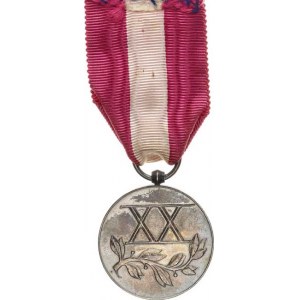Polsko, Medaile Za Długoletnią służbę / XX lat, od 1938 Ag 35 mm