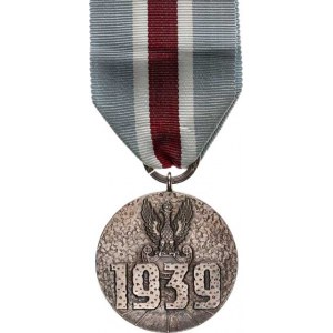 Polsko, Medaile ZA UDZIAL W WOJNIE OBRONNEJ 1939 postř. bronz
