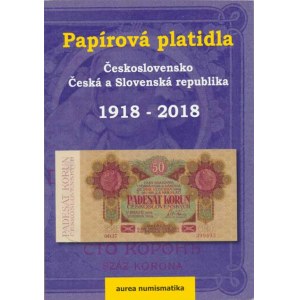 Notafilie, AUREA: Papírová platidla - Československo, Česká a Slovenská repu