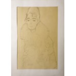 Gustav Klimt (1862-1918), Bildnis einer Dame im Pelzmantel, 1964