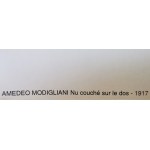 Amedeo Modigliani (1884-1920), Akt - ležiaca na chrbte