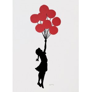 Banksy (b.1974), Girl with balloons