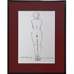 Henryk Plóciennik (1933-2020), Nude with the back, 1991