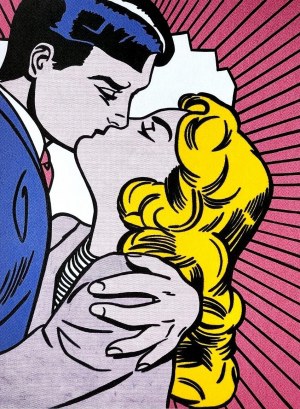 Roy Lichtenstein (1923-1997), Kiss III