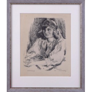 Stanislaw Westwalewicz (1906-1997), Žena v ľudovom kroji, 1935