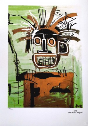 Jean-Michel Basquiat (1960-1988), Head in gold I