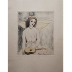 Marie Laurencin (1883-1956), Dievča s gitarou, 1946