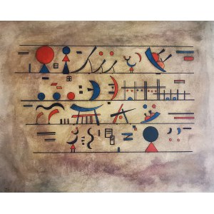 Wassily Kandinsky (1866 -1944), Indianische Geschichte, 1960