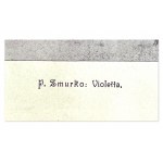 Franciszek Żmurko (1859-1910) Violetta grafický návrh 19. století