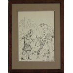 Maja Berezowska(1893-1978),Krzysztof buys Bedlingtonka,1954