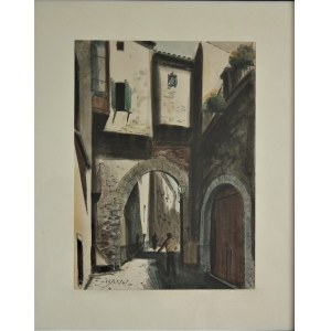 Antoni Uniechowski(1903-1976),Old alley,1967