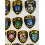 Súbor/kolekcia nášiviek mestskej polície