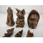 PRL? A set of decorative wood figurines - Zakopane?