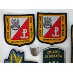 Set of Patches and Pin, related to the Home Army, Veterans