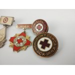 Polská lidová republika/IIIRP Sada odznaků a odznaků Polského červeného kříže