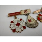 Polish People's Republic/IIIRP Set of PCK Badges and Pins