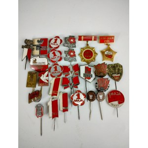 People's Republic of Poland/USSR May 1 and Socialism pin set